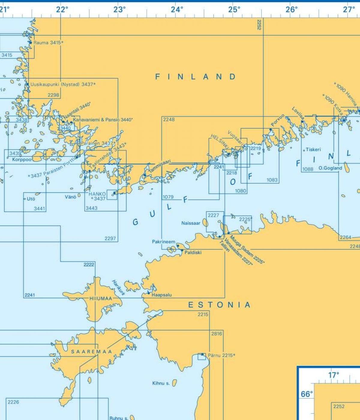 地图芬兰湾